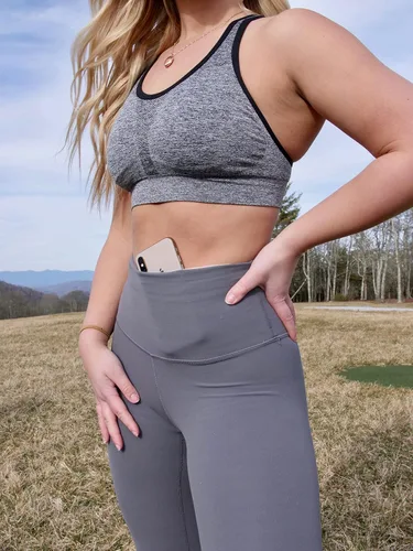 Vista 5 de Ropa interior sin costuras con bolsillo oculto para mujer - para teléfonos, tarjetas de crédito
