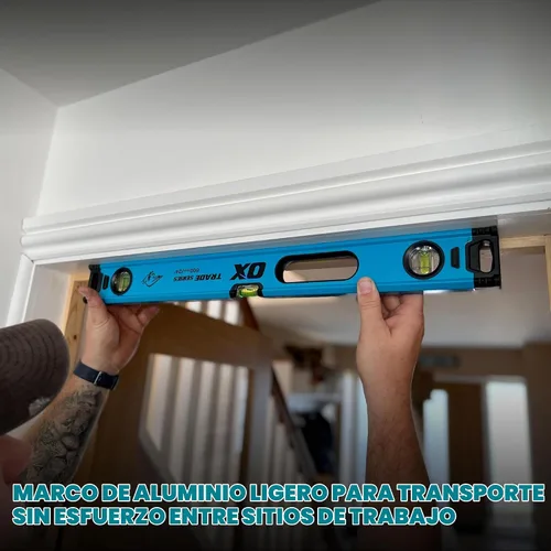 Vista 5 de OX Haz de caja de nivel de 2 pies - Nivel de aluminio de 24 pulgadas
