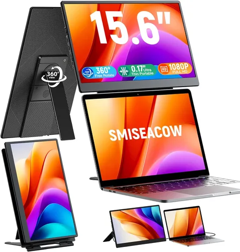 Vista 2 de SMISEACOW Paquete de monitor portátil doble y triple soporte