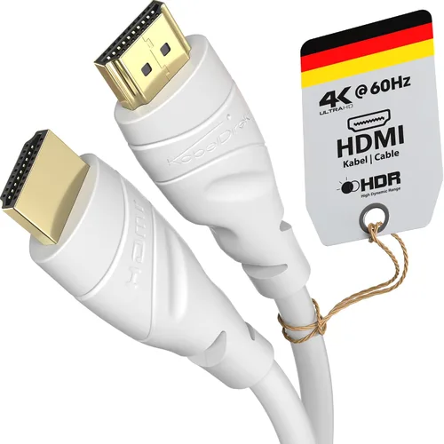 Vista 11 de KabelDirekt – Cable HDMI 8K / 4K – 0.5 pies y más cables HDMI (0.5 pies–75 pies) – Cable HDMI de ingeniería alemana – Soporta 10K/8K@60Hz/4K@120Hz