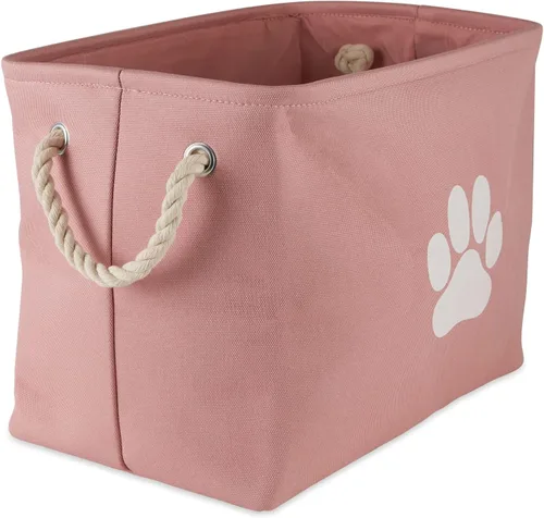 Vista 22 de Bone Dry - Canasta de almacenamiento para mascotas, pequeña y rectangular, coleccionable, aguamarina
