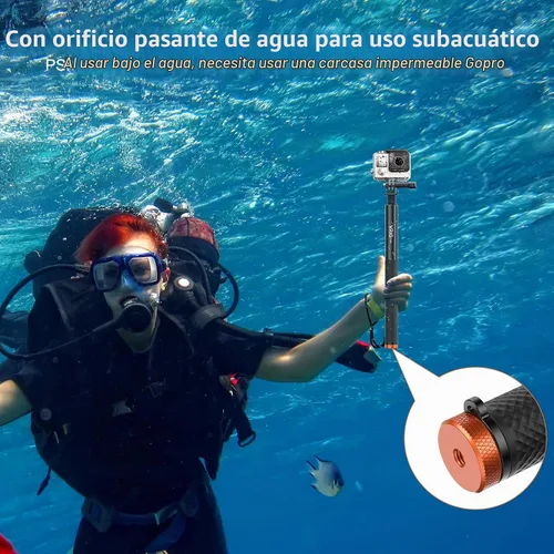 Vista 8 de VRIG Palo selfie invisible de 63 in/63″ para Insta360 X6/X5/X4 Air/X4/X3