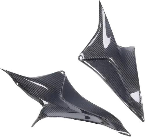 Vista 6 de 100% real 3K fibra de carbono escape calor escudo protector protector protector apto para Honda 2007-2026 CBR600RR CBR 600RR tejido de sarga