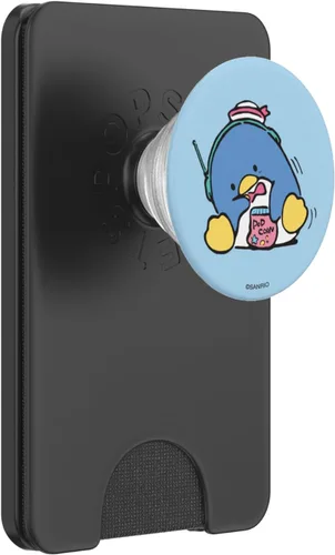 Vista 6 de Sanrio Tuxedosam Snacks and Music PopSockets PopGrip: agarre intercambiable para teléfonos y tabletas PopSockets MagSafe PopGrip para iPhone