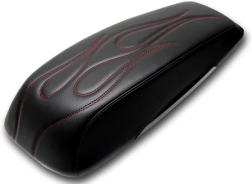 Vista 11 de 2014-2023 Fundas de tapa de alforja premium Flame para Harley Davidson Negro