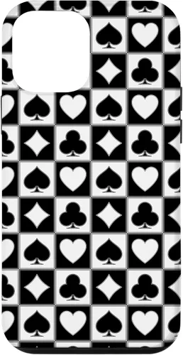 Vista 16 de Playing Card Suit, Hearts, Spades, Diamonds, Clubs, Poker Case for iPhone 17