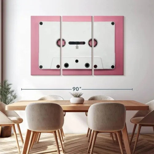 Vista 194 de Elephant Stock BW - Reproductor de discos de vinilo para pared, lienzo horizontal, decoración de pared de sala de estar de 3 piezas, impresión