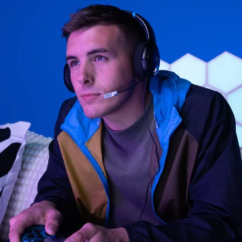 Vista 9 de PDP AIRLITE - Auriculares estéreo para juegos con micrófono para Nintendo Switch/Lite/OLED, micrófono con cancelación de ruido con cable, ligero