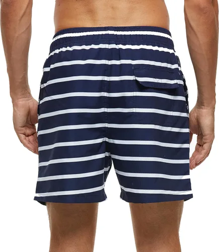 Vista 2 de SILKWORLD - Traje de baño de secado rápido con bolsillos para hombre