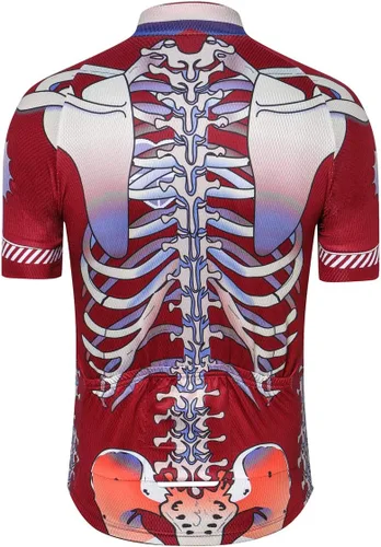 Vista 55 de Weimostar Hombre Ciclismo Jersey Manga Corta Bicicleta Ropa Multicolor Diamante