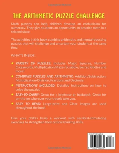 Vista 2 de The Arithmetic Puzzle Challenge Boredom-Busting Math Activities to Sharpen Young Minds