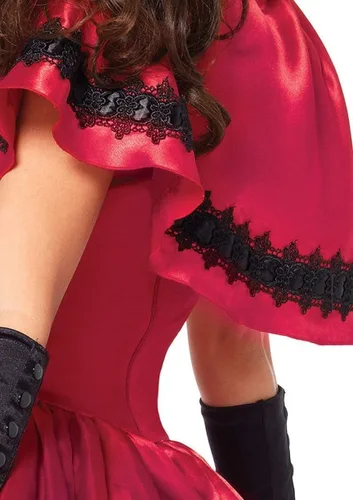 Vista 5 de Leg Avenue – Disfraz de Caperucita Roja Gótica adulto para mujer