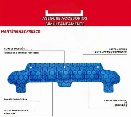 Vista 2 de 48-73-4543 Banda de sudor de refrigeración para casco de seguridad Milwau-kee Bolt