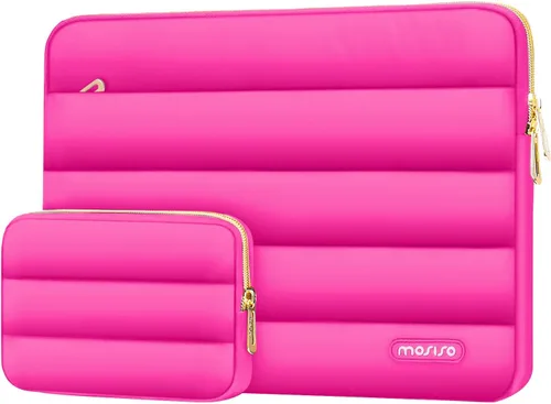 Vista 14 de MOSISO Funda para laptop de 13.3 pulgadas, 13-13.3 pulgadas funda de Marrón