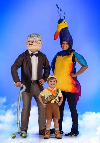 Vista 5 de Disney and Pixar UP Adult Kevin Costume Unisex, Warm Up themed Outfit for Men and Women, Large Bird Costume