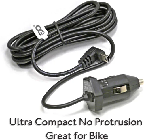 Vista 2 de EDO Tech Cargador de coche compacto mini USB para Tomtom One 2nd 3rd Edition XL Serie Magellan RoadMate Maestro Mio Moov Navman Digiwalker, Navigon