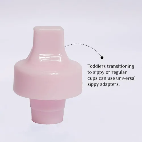 Vista 5 de Refresh-a-Baby - Adaptador de boquilla superior para biberón, paquete de 2 piezas, reutilizable, convierte cualquier botella en una taza para sorber