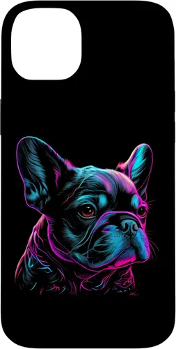 Vista 15 de French Bulldog Retro Design Case for iPhone 17