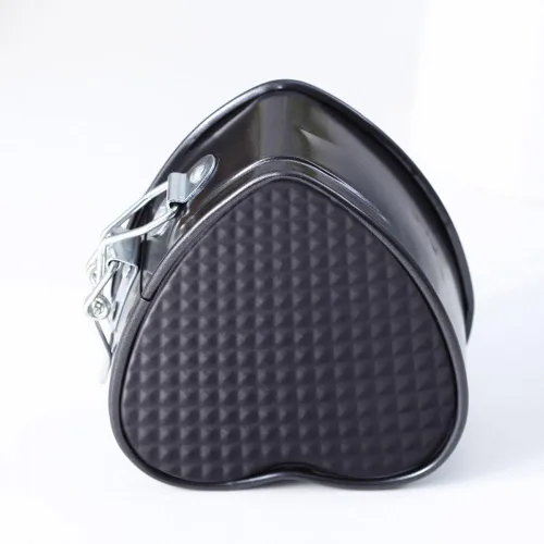 Vista 5 de Molde desmontable antiadherente con forma de corazón de 4 pulgadas para tartas de queso, moldes para hornear con parte inferior lisa extraíble