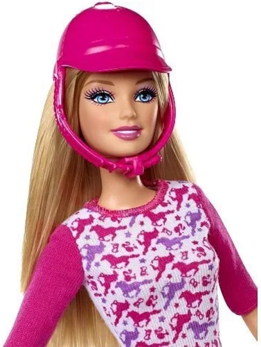 Vista 2 de Barbie Clases de equitación de hermanas Pinktastic