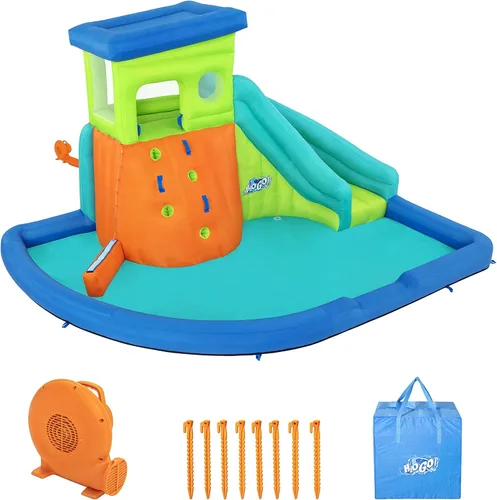 Vista 10 de H2OGO! HydroHangout - Mega parque acuático inflable para niños