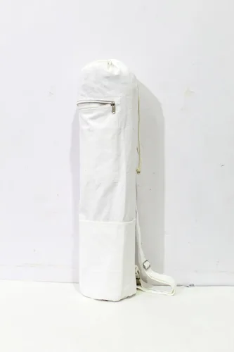 Vista 5 de INDIAN CRAFT CASTLE Bolsa para esterilla de yoga, cremallera completa con correa ajustable, bolsillo frontal y exterior para teléfono, soporte