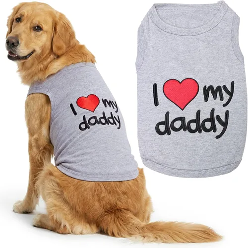 Vista 70 de Parisian Pet - Camiseta para perros y gatos, con texto en inglés Daddy's Girl, 2XS