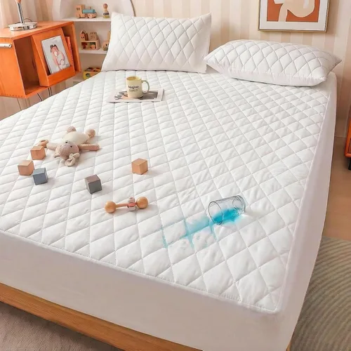 Vista 10 de Funda de colchón, funda de colchón impermeable, tamaño completo, ultrasuave y transpirable, lavable a máquina, adecuada para el hogar, dormitorio