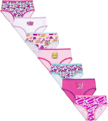 Vista 4 de Handcraft Ropa interior para niñas con licencia - Lay Lay Encanto Paw Patrol Gabby Dollhouse Bluey Coco Melon Bluey - Paquete de 7