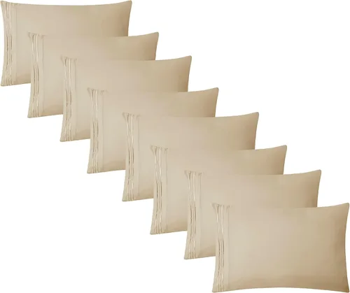 Vista 47 de Clara Clark Fundas de almohada de tamaño estándar – Funda de almohada ultra suave, fundas de almohada de microfibra ligera tamaño Queen – Juego de 2