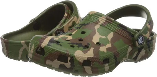 Vista 8 de Crocs Zuecos de camuflaje clásicos unisex para adultos