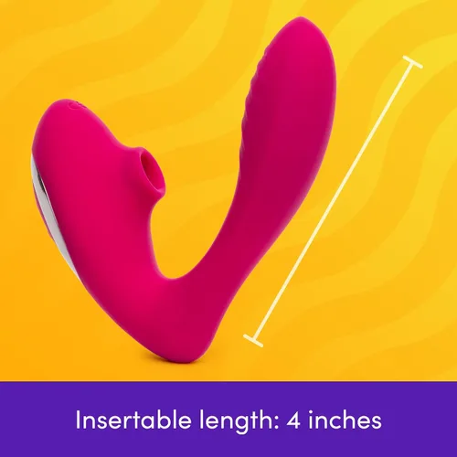 Vista 5 de Lovehoney Condulge - Juguete de succión de clítoris – Juguete sexual vibrante para estimulación doble de clítoris y punto G – Vibrador de succión