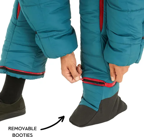 Vista 3 de Saco de dormir portátil Selk'bag Original - Saco de dormir para exteriores e interiores - Traje de saco de dormir - Rango de temperatura de 35 a 44