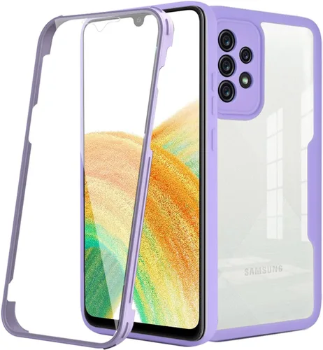 Vista 9 de CCSamll - Funda transparente para Samsung Galaxy A13 4G (no 5G), protector de pantalla integrado, delgada, de cuerpo completo, resistente, suave