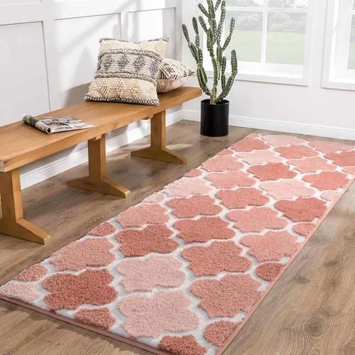 Vista 27 de DEXDE Alfombras de Baño Corredor 24x47 pulgadas Alfombra de Baño Larga Antideslizante Suave Lavable Alfombras de Baño Grandes para Baño Dormitorio