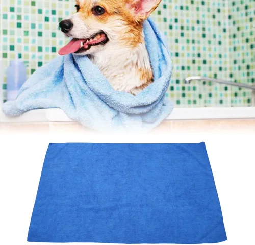 Vista 6 de Microfiber Dog Towel Highly Absorbent Soft Quick Drying Washable Pet Bath Drying Towel for Dogs Cats Pets