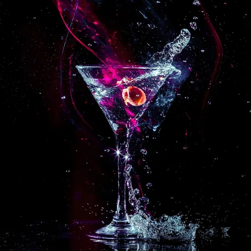 Vista 6 de Copas de Martini de Cristal 9 Onzas Juego de 4 Con Caja de Regalo Premium Fuertes, Claras y Sin Plomo para Bar Martini