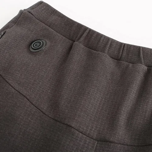 Vista 7 de Conjunto de ropa interior térmica con calefacción, ropa interior con calefacción USB para hombre, capa base de 9 zonas calentadas