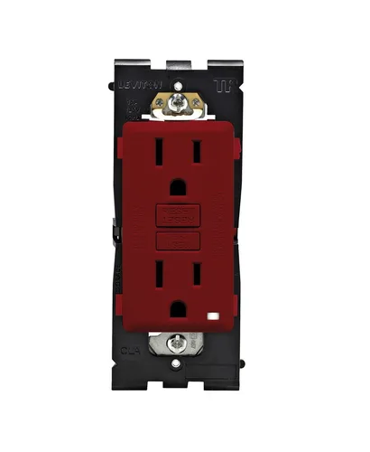 Vista 37 de Leviton Renu - Toma GFCI autocomprobada resistente a manipulaciones, 15 amperios, RGF15-CA, café con leche