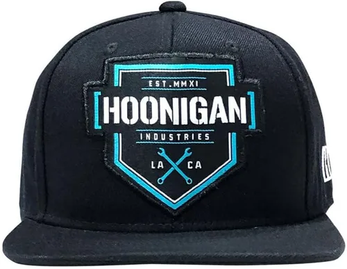 Vista 3 de Hoonigan Bracket X Logo Snapback Hat negro / negro