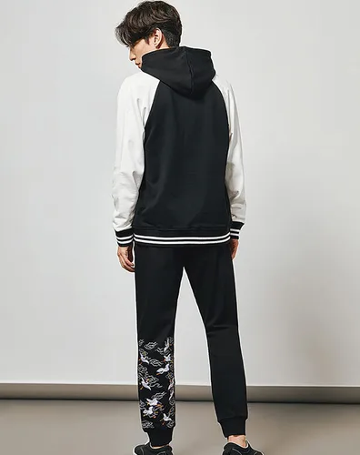 Vista 9 de Niepce Inc Chaqueta universitaria de béisbol bordada japonesa para hombre