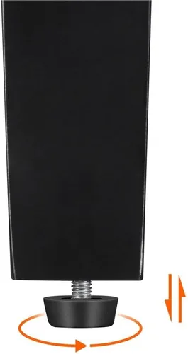 Vista 9 de Yaheetech Silla decorativa de piel sintética con acolchado suave, juego