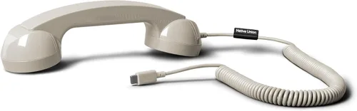 Vista 11 de Native Union Pop Phone – Auricular retro con micrófono y altavoz, USB-C para iPhone, iPad, Laptop, Tablet, Samsung S25, Flip 7, Fold 7 – Trabajo Pino
