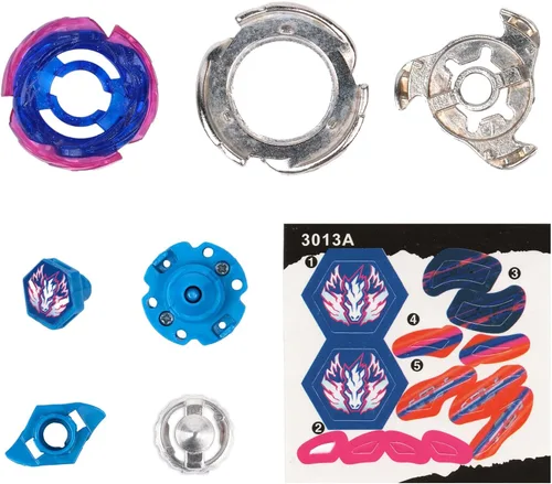 Vista 2 de Battle Top Game Metal Fusion Gyro Toys con lanzador 4D regalo para niños (BB-105)