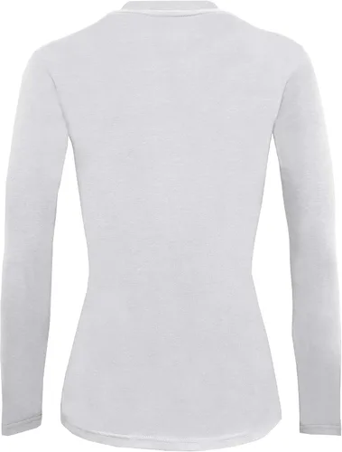 Vista 3 de Natural Uniforms Camiseta Under Scrub para mujer, cuello redondo, manga larga, paquete de 3, paquete múltiple de 3