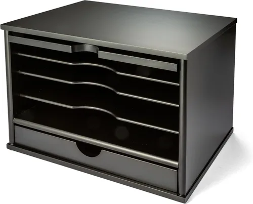 Vista 4 de Simply Put 4720-5 - Organizador de escritorio con 4 estantes, color negro