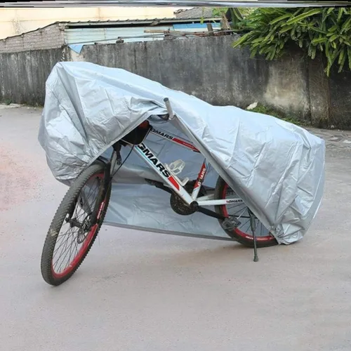 Vista 6 de Wakauto Cubierta impermeable para bicicleta, cubierta a prueba de polvo, impermeable, para bicicleta de montaña, cubierta impermeable para bicicleta