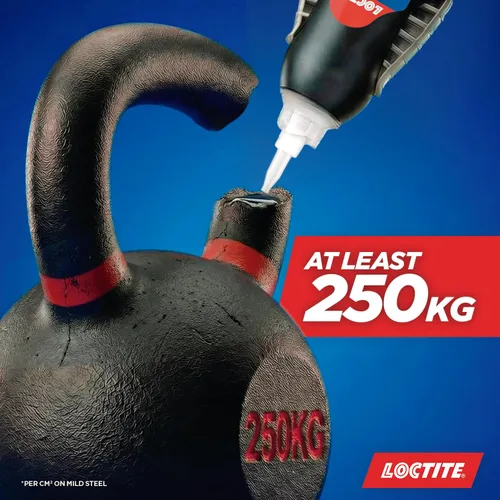 Vista 5 de Loctite Super Glue Power Flex Control, gel flexible de superpegamento, superpegamento con fórmula antigoteo para aplicaciones verticales, pegamento