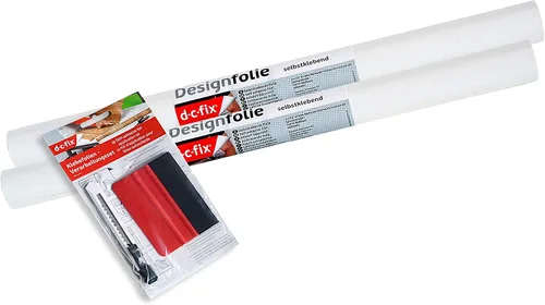 Vista 12 de d-c-fix 346-0001-3PK - Película autoadhesiva decorativa, color blanco mate, rollo de 17 x 78 pulgadas, paquete de 3