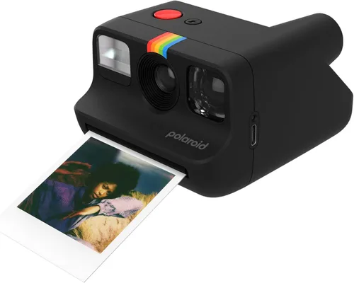 Vista 2 de Polaroid Go Generation 2 - Mini cámara de película instantánea, color negro (9096), solo compatible con Go Film